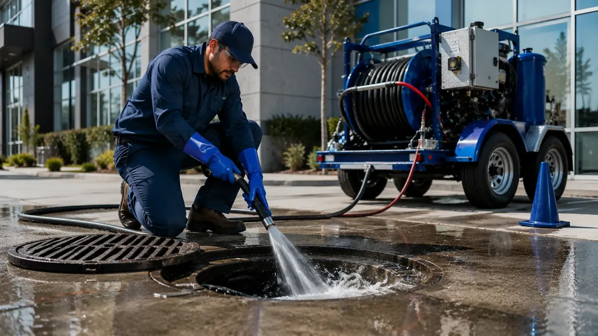Commercial Hydro Jet Drain Cleaning in Big Bear City