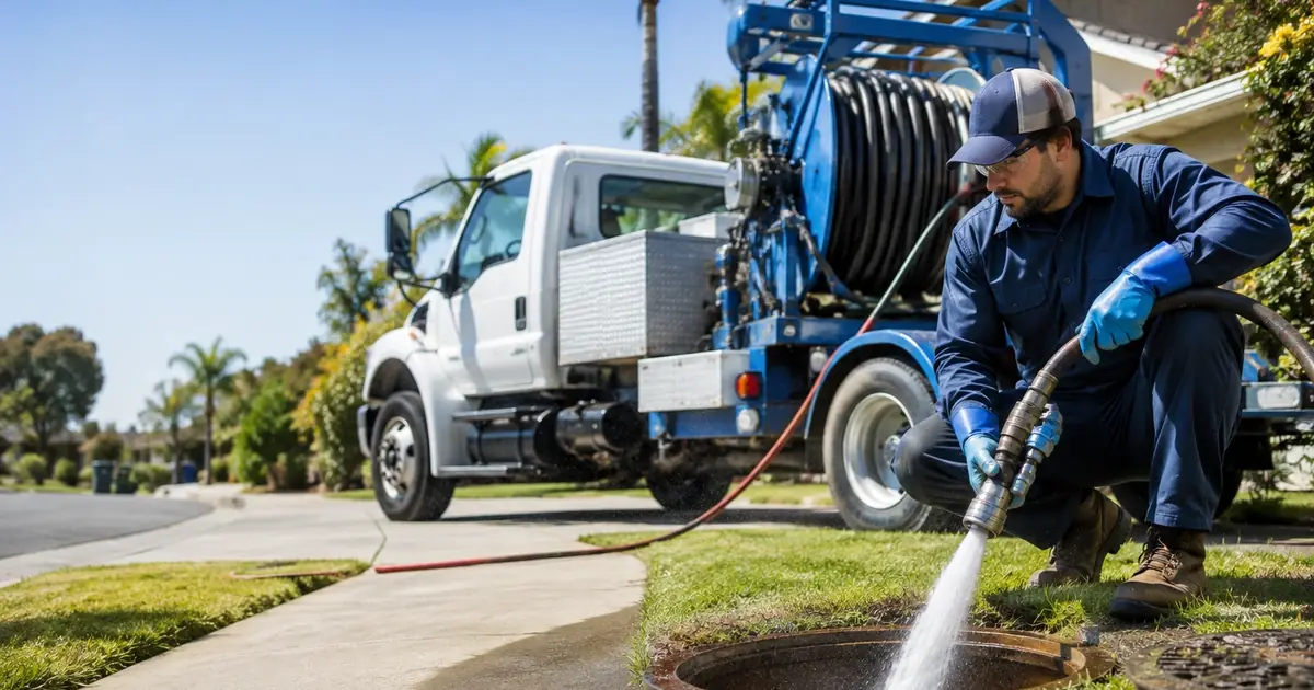 Hydro jet sewer cleaning Big Bear City