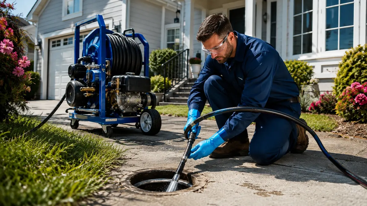 Residential Hydro Jet Drain Cleaning in Big Bear City