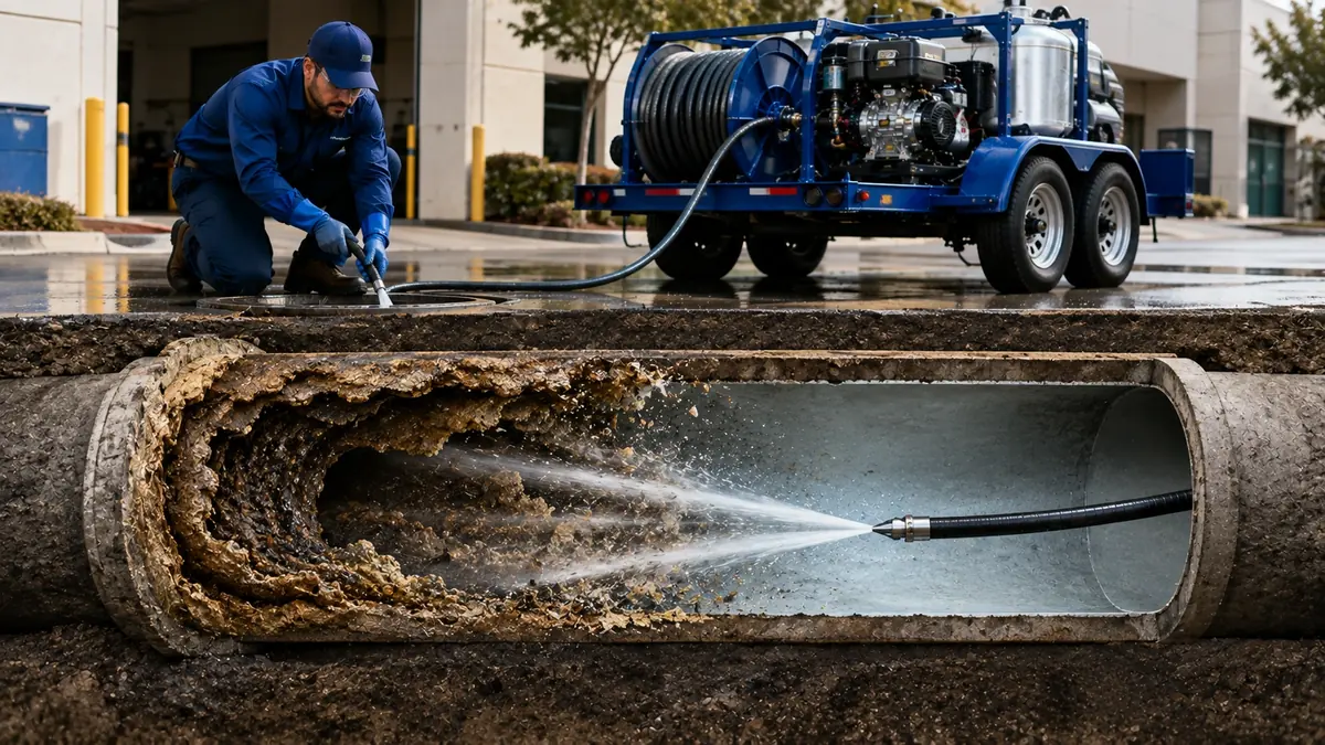 Sewer Pipe Descaling in Big Bear City